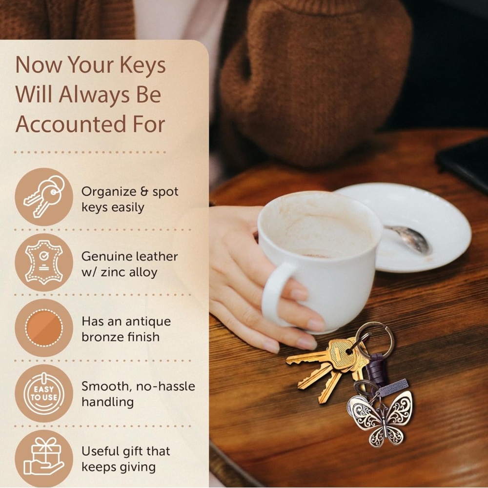 Butterfly Keychain - Picture 3 of 6